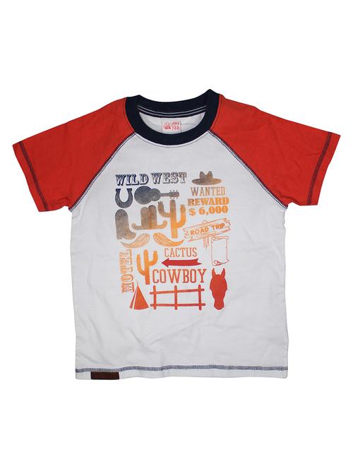 kids round neck printed t-shirt - 21189703 - Very Small Image - 1