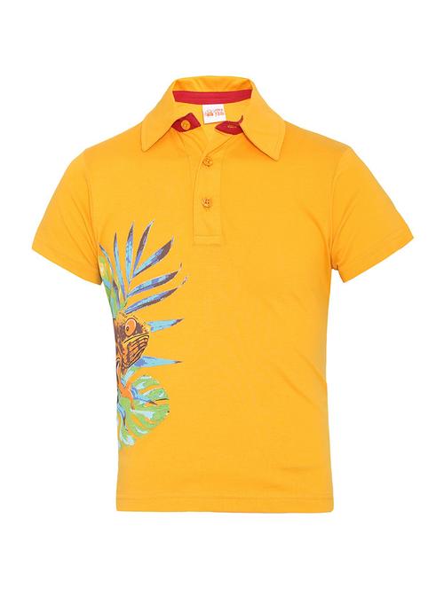 kids polo neck printed t-shirt - 21189712 - Very Small Image - 1