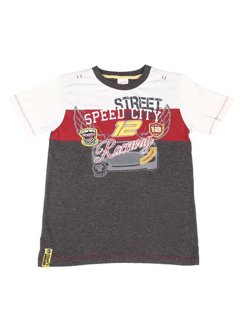 kids round neck printed t-shirt - 21189810 - Very Small Image - 1