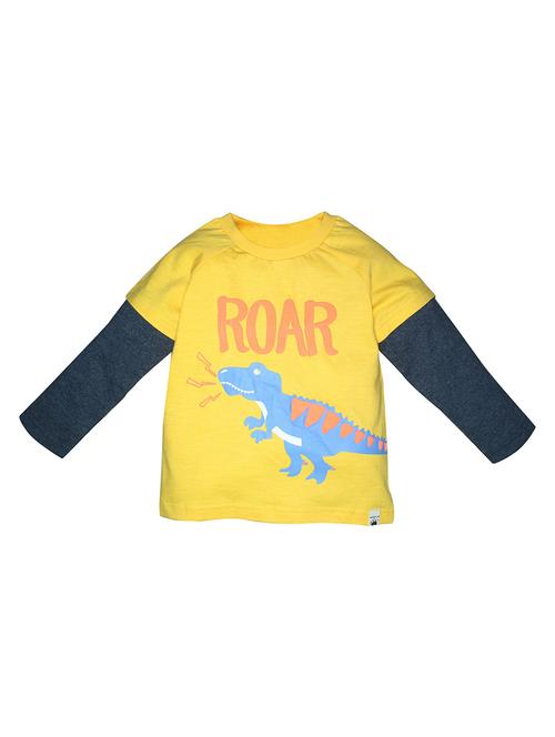 boy's round neck printed t-shirt - 21189854 - Very Small Image - 1