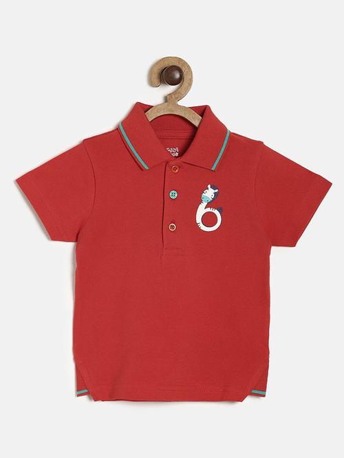 boy's short sleeve polo t-shirt - 21189958 - Very Small Image - 1
