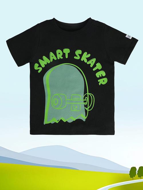 kids round neck printed t-shirt - 21189984 - Very Small Image - 1