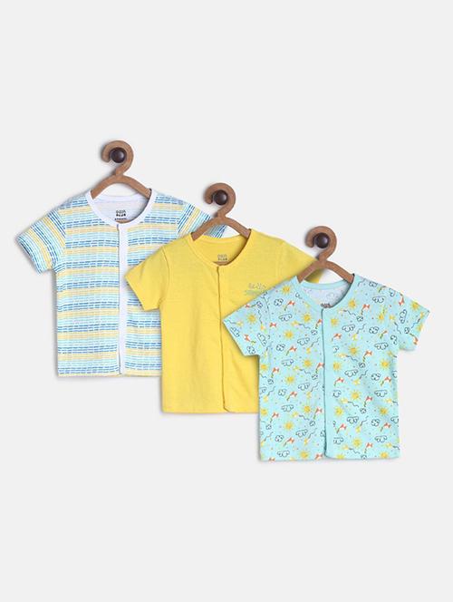 kids round neck combos t-shirts - 21190094 - Very Small Image - 1