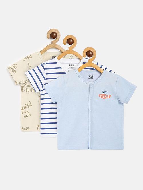 pack of 3 multi colored t-shirt - 21190096 - Very Small Image - 1