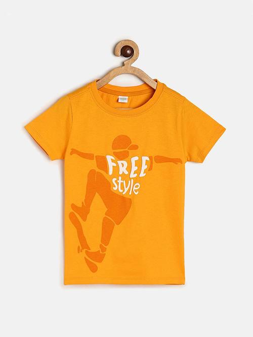 boy's round neck printed t-shirt - 21190110 - Very Small Image - 1