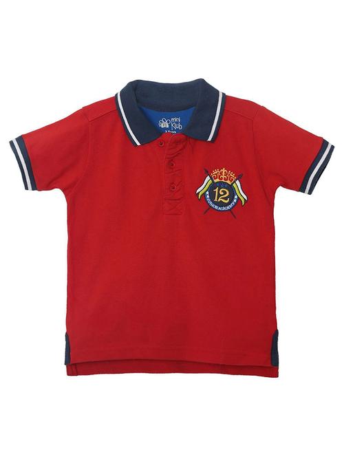 boy's short sleeve polo t-shirt - 21190286 - Very Small Image - 1