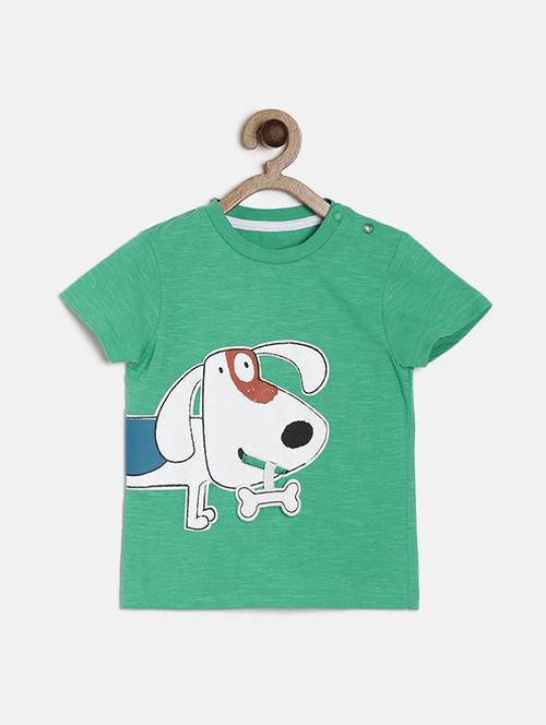 boy's round neck printed t-shirt - 21190377 - Very Small Image - 1