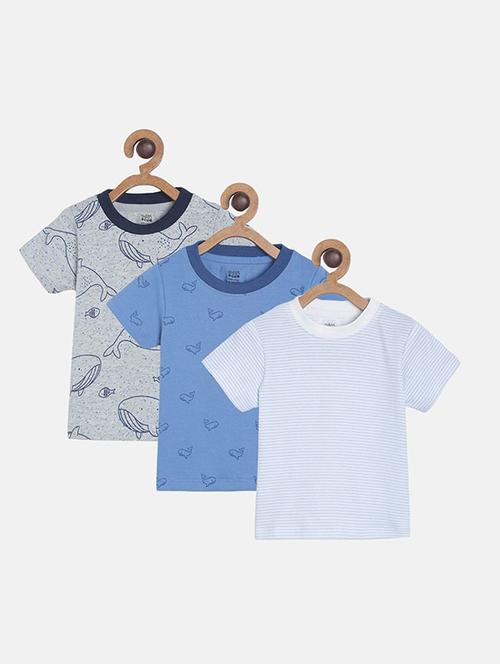 kids pack of 3 cotton t-shirt - 21190403 - Very Small Image - 1