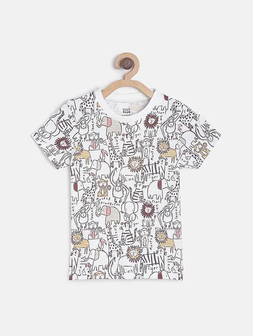 kids round neck cotton t-shirt - 21190406 - Very Small Image - 1
