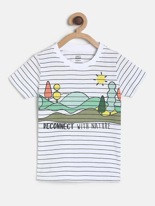 kids round neck cotton t-shirt - 21190409 - Very Small Image - 1