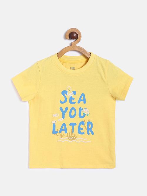 kids round neck cotton t-shirt - 21190426 - Very Small Image - 1