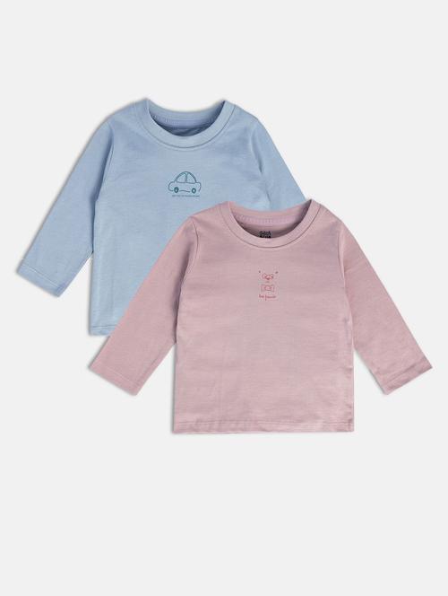 kids pack of 2 cotton t-shirt - 21190437 - Very Small Image - 1