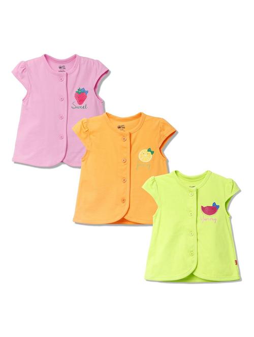 kids pack of 3 cotton tee - 21190870 - Very Small Image - 1