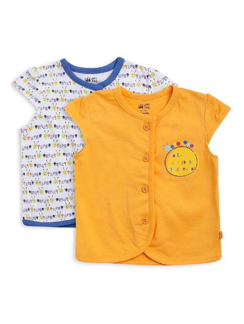 girls pack of 2 cotton tee - 21190890 - Very Small Image - 1