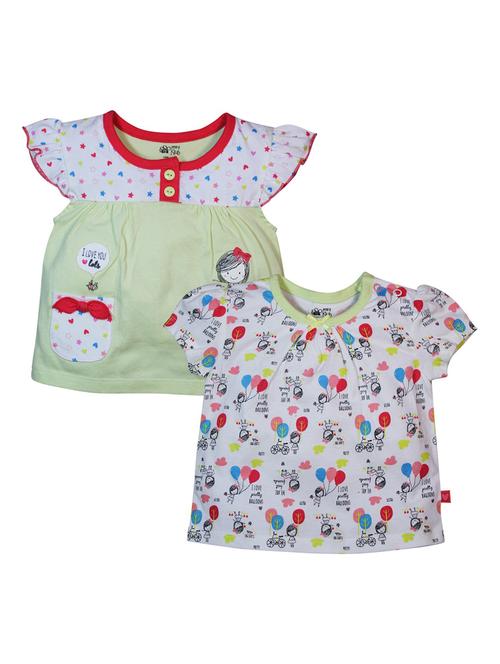 pack of 2 multi colored regular tee - 21191054 - Very Small Image - 1