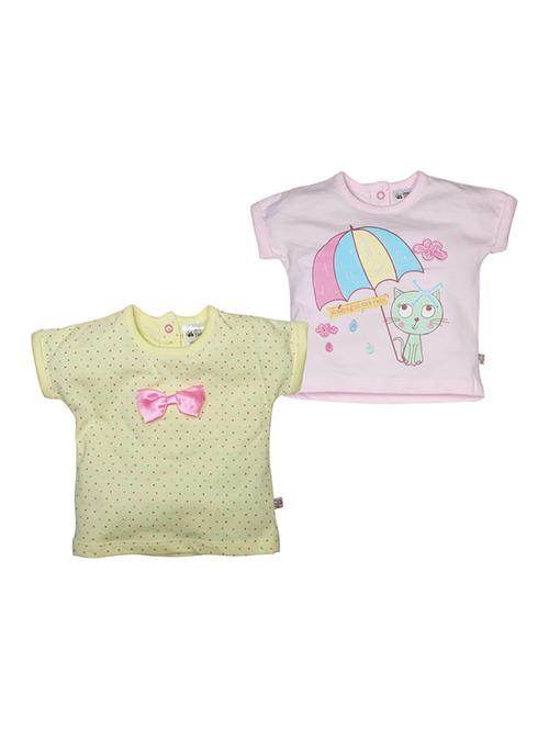 pack of 2 multi colored regular tee - 21191149 - Very Small Image - 1