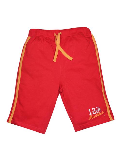 red polyester blend shorts - 21191251 - Very Small Image - 1