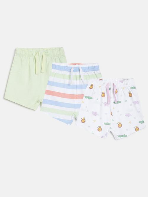kids pack of 3 mid rise shorts - 21191296 - Very Small Image - 1