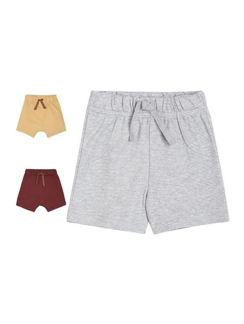 kids pack of 3 mid rise shorts - 21191327 - Very Small Image - 1
