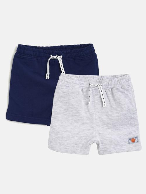 kids pack of 2 cotton shorts - 21191390 - Very Small Image - 1
