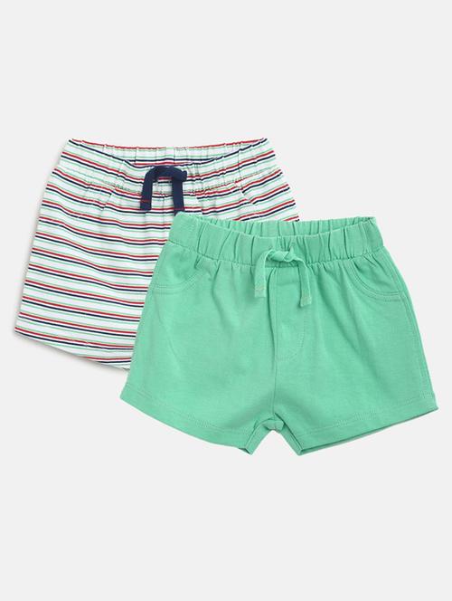 kids pack of 3 mid rise shorts - 21191403 - Very Small Image - 1