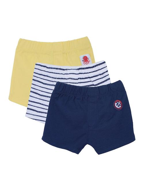kids pack of 3 cotton shorts - 21191419 - Very Small Image - 1