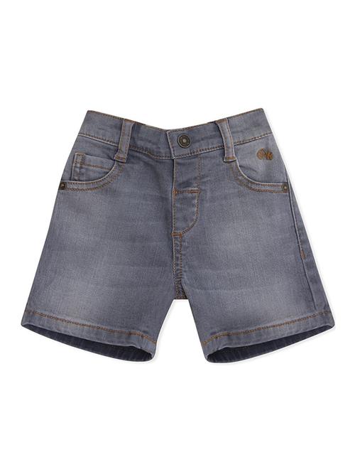 kids solid mid rise shorts - 21191452 - Very Small Image - 1