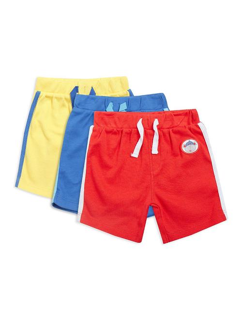 kids pack of 3 mid rise shorts - 21191466 - Very Small Image - 1