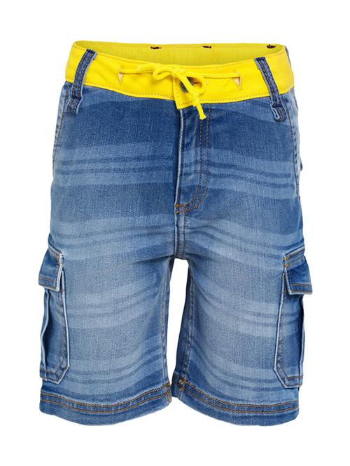 boys solid casual shorts - 21191517 - Very Small Image - 1