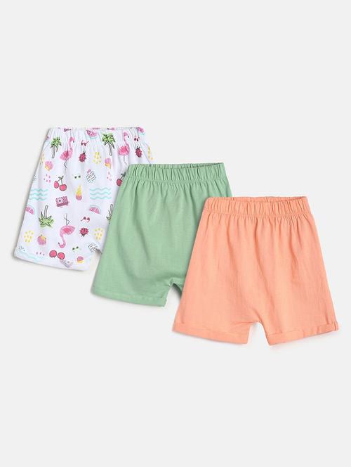 girls pack of 3 cotton shorts - 21191776 - Very Small Image - 1