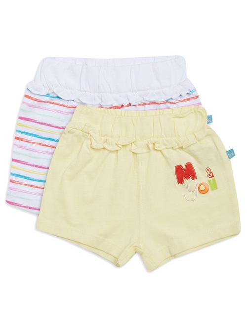 pack of 2 multi coloured cotton blend shorts - 21191836 - Very Small Image - 1