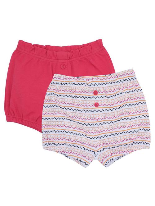 pack of 2 multi colored mid rise shorts - 21191850 - Very Small Image - 1