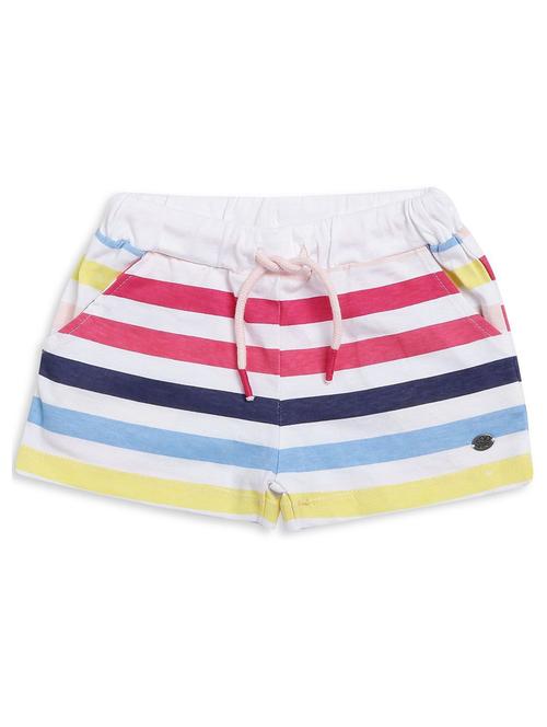 girls stripes casual shorts - 21191852 - Very Small Image - 1