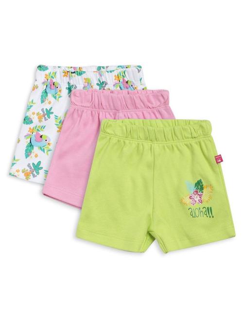 pack of 3 multi colored mid rise shorts - 21191875 - Very Small Image - 1