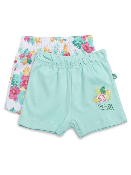 pack of 2 multi coloured cotton blend shorts - 21191876 - Very Small Image - 1
