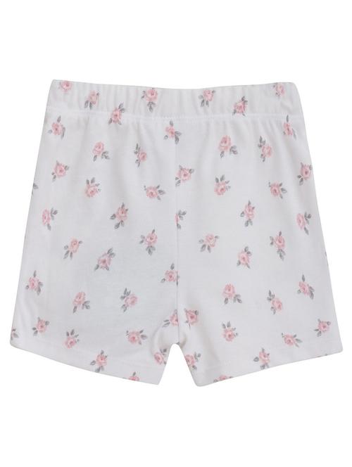 white cotton blend shorts - 21191894 - Very Small Image - 1