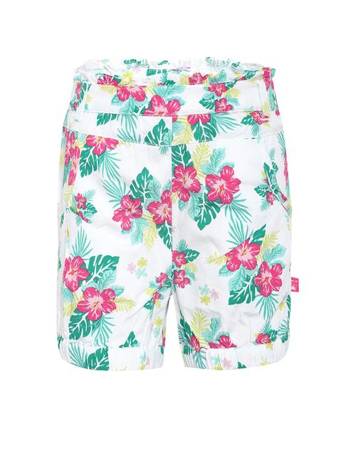 white cotton blend shorts - 21191926 - Very Small Image - 1