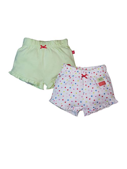 pack of 2 multi colored mid rise shorts - 21191929 - Very Small Image - 1
