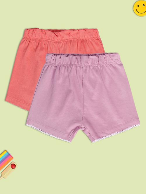 pack of 2 multi colored mid rise shorts - 21191973 - Very Small Image - 1