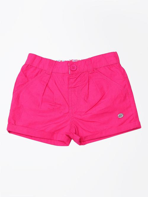 girl mid rise casual shorts - 21192013 - Very Small Image - 1