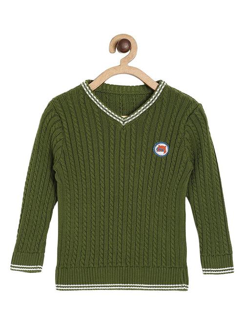 green acrylic blend sweater - 21192230 - Very Small Image - 1
