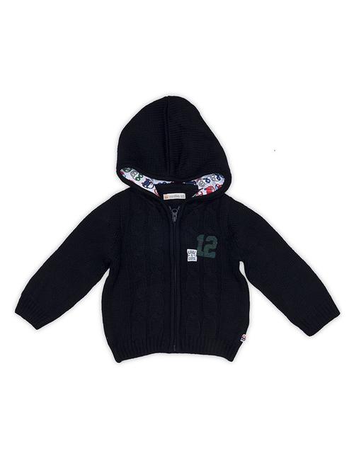 hooded neck long sleeves sweaters - 21192256 - Very Small Image - 1