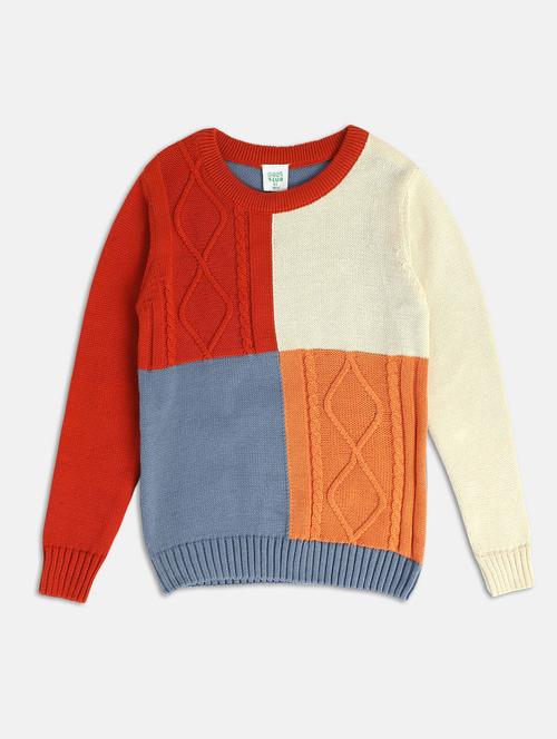 multi colored cotton sweater - 21192320 - Very Small Image - 1