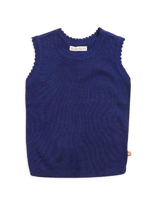 navy blue acrylic regular sweater - 21192511 - Very Small Image - 1