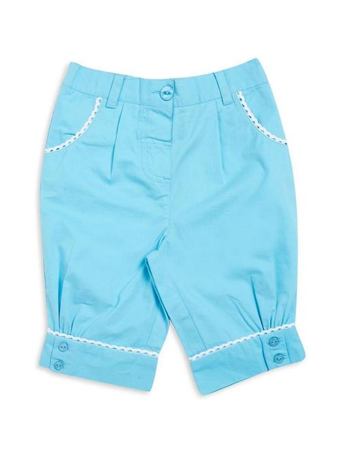 light blue cotton casual trouser - 21192587 - Very Small Image - 1