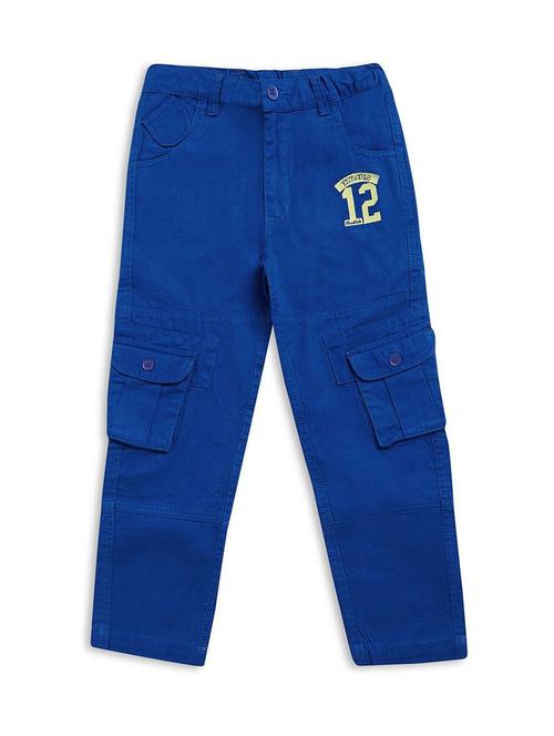 kids solid cotton casual trouser - 21192643 - Very Small Image - 1