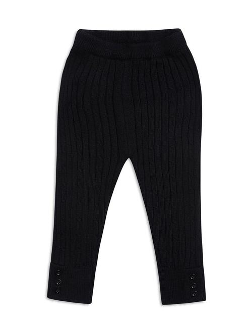 black cotton blend casual trouser - 21192754 - Very Small Image - 1