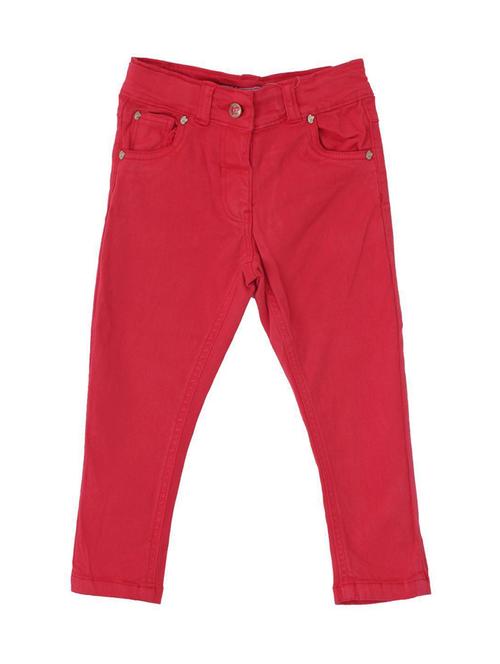 kids solid cotton casual trouser - 21192764 - Very Small Image - 1