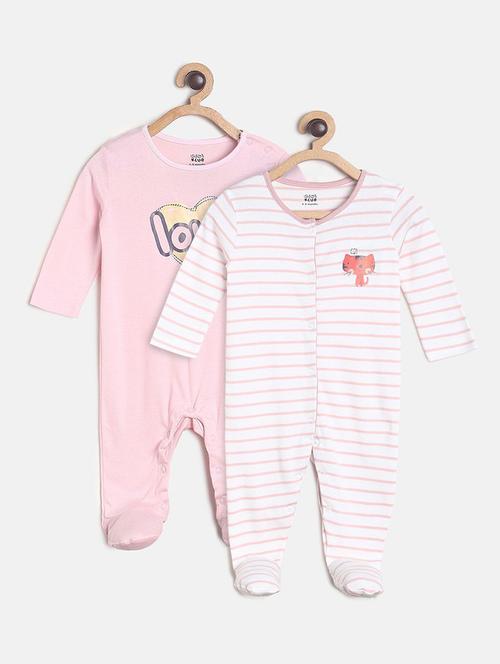kids printed romper sets - 21192959 - Very Small Image - 1