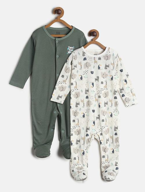 kids printed romper sets - 21193007 - Very Small Image - 1